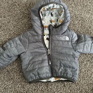 North face winter coat 0-3 months
